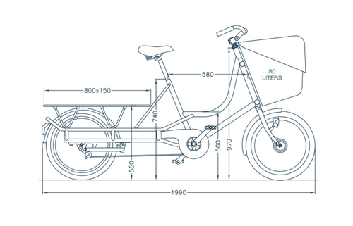 Bicicapace E-Justlong Bosch